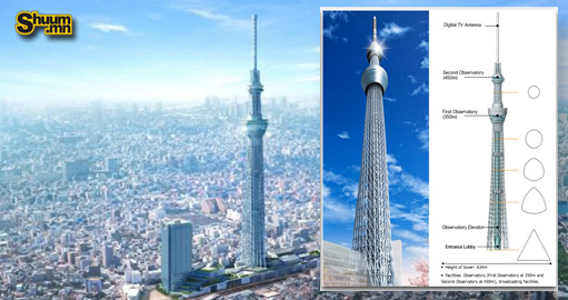 Дэлхийн хамгийн өндөр Tokyo Sky Tree цамхаг нээлтээ хийлээ